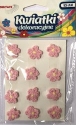 Brewis Floare decorativă pentru proiecte DIY Pink 12buc
