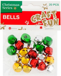 Craft with Fun Metall Dekorative Glocke für DIY-Bastelprojekte 20Stück