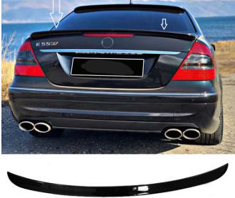 Autoheckspoiler Kofferraum Schwarz Kunststoff Glänzend Mercedes-benz W211 2003-2009
