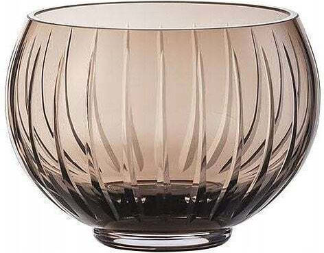 Zwiesel Glas Kristallvase Braune