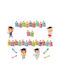 Learnhow Double-sided Window Decorations Matching 32pcs