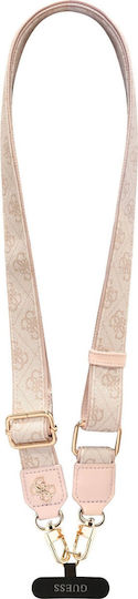 Guess Crossbody Strap Каишка за китката за мобилни телефони Розов