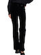 Damen Stoff Hose Black