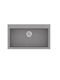 Sanitec Classic 333 Drop-In Sink Inox with Faucet W79xD50cm Granite Grey