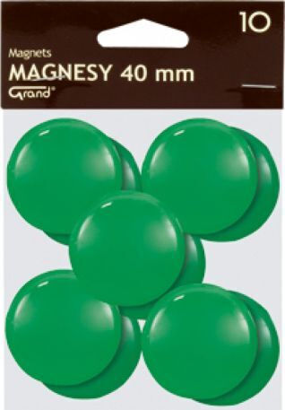 Grand Dekorative Magnete 40mm Grüne 10Stücke Grand