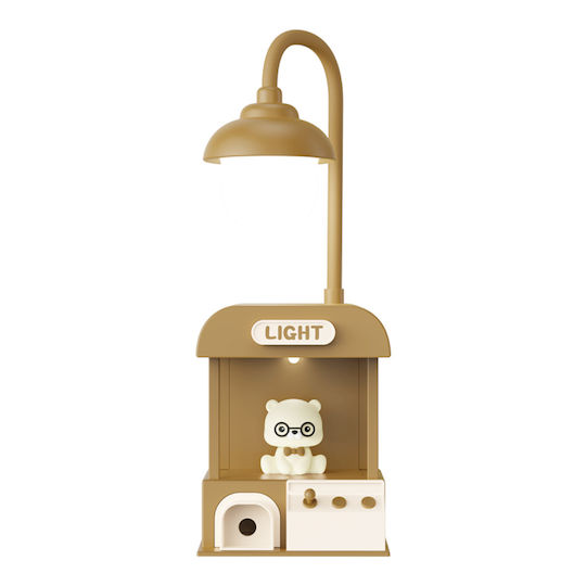 Table Desk Lamp Bear Design 2w Brown
