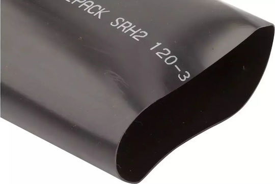 Thickened Heat Shrink Tube Srh2 120-34 1000mm With Adhesive Black 127431