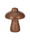 Pilz 17x20cm Braune Tischdekoration