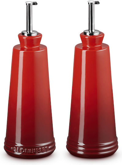 Le Creuset Oil & Vinegar Set with Salt & Pepper made of Porcelain with Flow