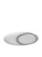 Kutahya Porselen Serving Platter Oval made of Porcelain Black 32x19cm