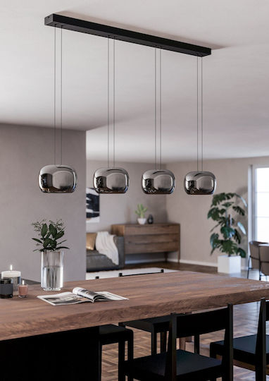 Eglo Κρεμαστό Φωτιστικό LED με Θερμό Λευκό Φως 126x21x150εκ.