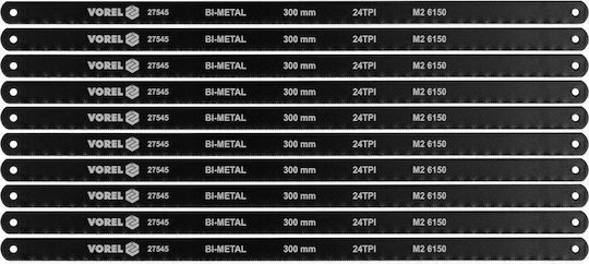 Bi-metal Jig Saw Blade Set 10 Pieces Cobalt 8%