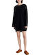 Mini Damenkleid Vintage Schwarz