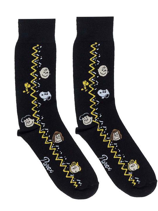 Parex Peanuts Herren Socken Black 1Pack Parex Peanuts Herren Socken Black 1Pack