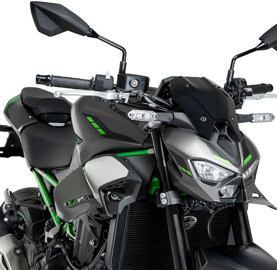 Puig Motorcycle Spoilers for Kawasaki Z900 Black 1pcs