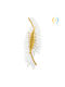 Keskor Leuchte Wand mit Integrierter LED Gold 16x5.5x48cm