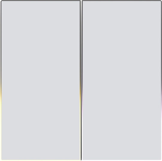 Avatto TS60-EU-W2 Touch Wall Switch Wi-Fi Lighting Two-Way with Frame White