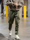 Cargo Sweatpants with Elastic Khaki