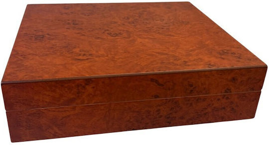 Sikarlan Ξύλινος Υγραντήρας 20 Πούρων 24.1x21.6x6.3εκ.