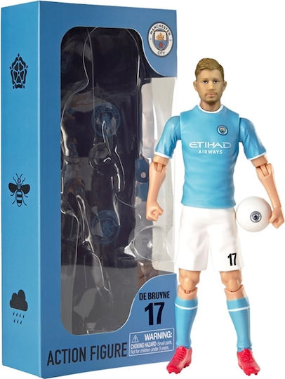 Banbo Toys Manchester City Soccer Kevin De Bruyne Action Figure 20cm #83651