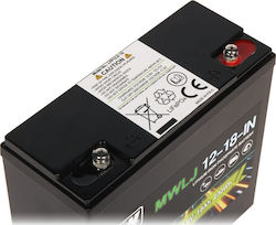 MW Power 12.8V/18AH/LIFEPO4-MWLJ UPS-Batterie 12.8V 18Ah
