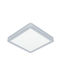 Eglo Bathroom Ceiling Light 22cm Silver with Integrated LED