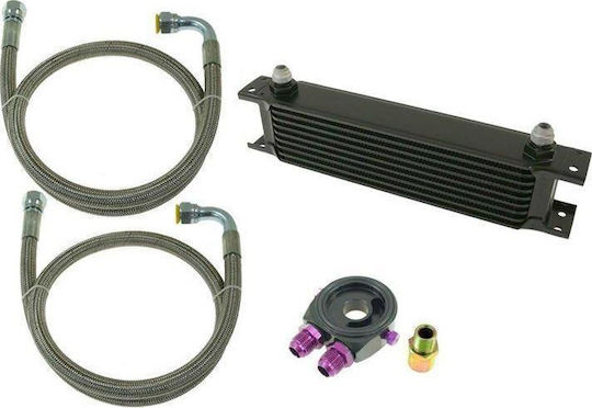 D1spec_d Öl Kühler Turboworks 7-Reihig 260x50x50 An10 Schwarzes