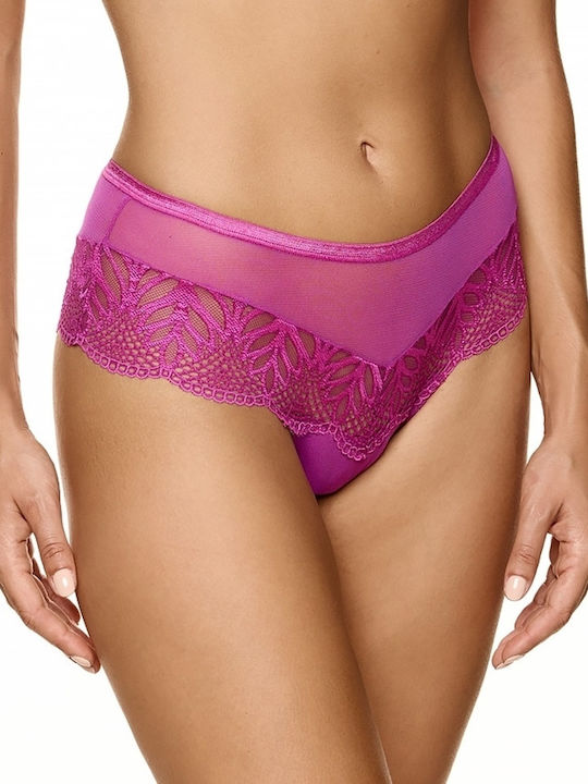 High-waisted Women's Boxer Purple