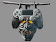 3D Rezerva Βάση για 1 χειριστήριο PS4 Samurai Edition RZV-DOR-3D-013