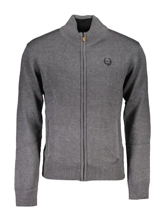 Gian Marco Venturi Men's Knitted Cardigan Gray