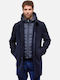 Herren Mantel Blue