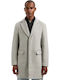 Herren Mantel Ghost Grey