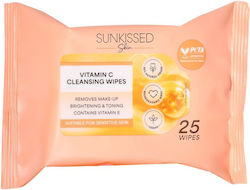Sunkissed Μαντηλάκια Ντεμακιγιάζ 25τμχ