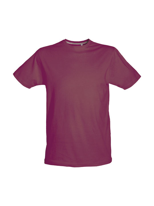 Kprime Work Shirts & T-Shirts T-shirt Short Sleeve Burgundy Red Series 170c #kmc170cbu