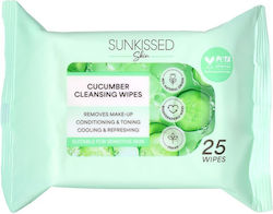 Sunkissed Cucumber Μαντηλάκια Ντεμακιγιάζ 25τμχ
