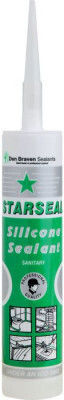 Bostik Den Braven Sealant Silicone Mold Resistant White 260ml