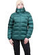 Γυναικείο Puffer Μπουφάν για Χειμώνα Deep Teal