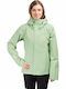 Downpour Women's Lifestyle Jacket Waterproof for Winter with Hood Fig Green