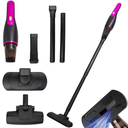 Verk Group Επαναφορτιζόμενη Σκούπα 2 σε 1 Stick & Χειρός 12V Μαύρη