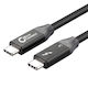 Microconnect Thunderbolt 3 Kabel 0,5m Usb Typ C Männlich Männlich Bis Zu 40gbps Datenübertragungsraten Unterstützt Pci Express Gen 3 Displayport 1.2