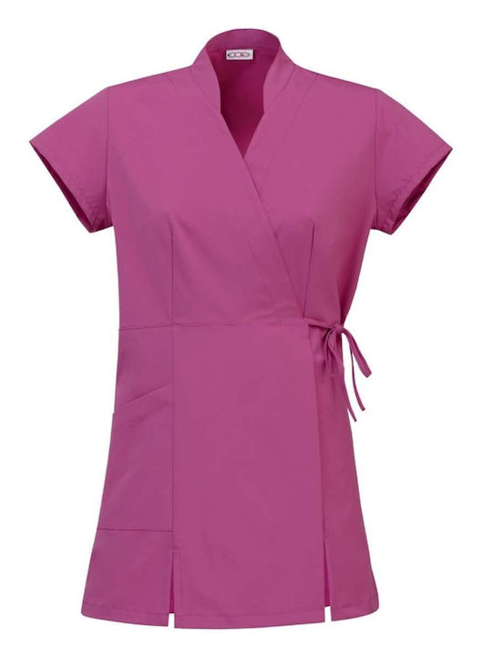 Unisex Work Kimono Egochef Julia Sorona Purple Ego Chef