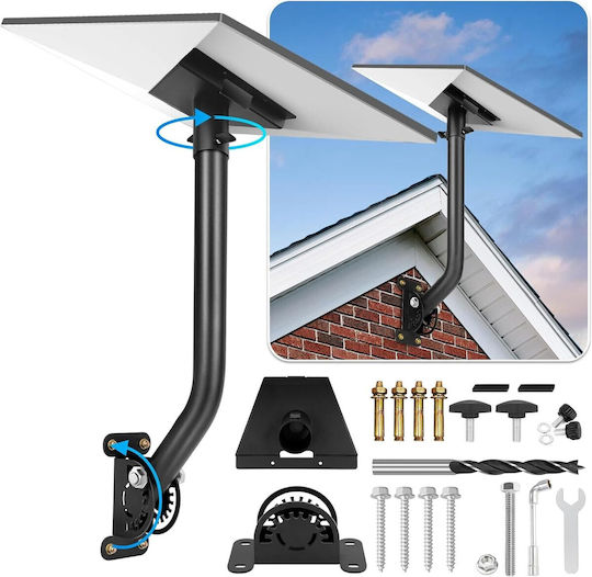 Starlink Gen 3 Antenna Mount 360° Adjustable Bracket Fixing Accessories Stable Durable Metal Black