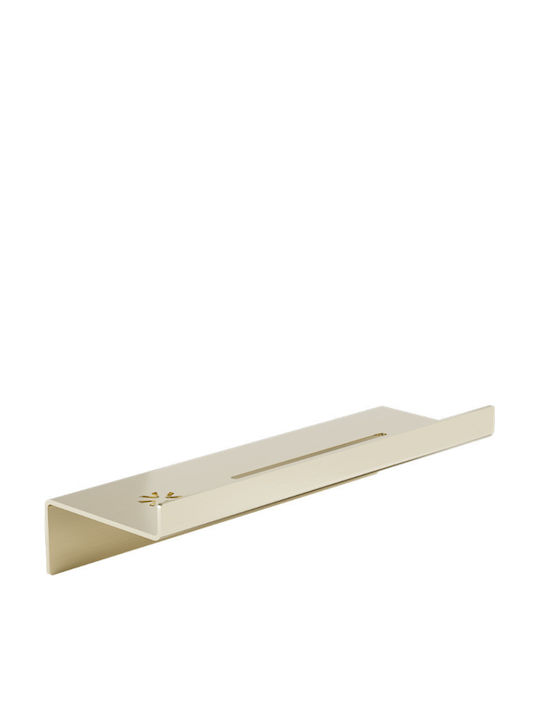 Verdi Wall Mounted Bathroom Shelf Metallic 70x9...