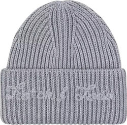Scotch & Soda Beanie Unisex Beanie Gestrickt in Gray Farbe