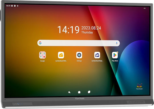 Viewsonic Ifp6552-2f Signage Display Digital Signage Flat Panel 165.1 Cm 65" Lcd 450 Cd/m² 4k Ultra Hd Black Touchscreen Built-in Processor Android