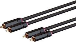 Cable Monoprice Monoprice Onix Series Male RCA x2 0.9m