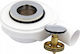 Akces-Med Stainless Steel Siphon Shower Gray