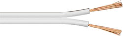 Microconnect Speaker Cable 50m 2x2.5mm² White Cable Diameter 2 x 2.5 mm² CCA Cable 2x50/0.25 mm Outer 3.8*8.0 mm