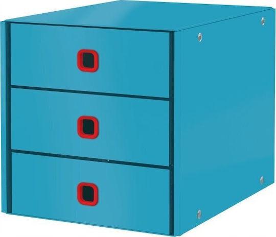 Leitz Schreibtischschublade 3 Positionen Blau