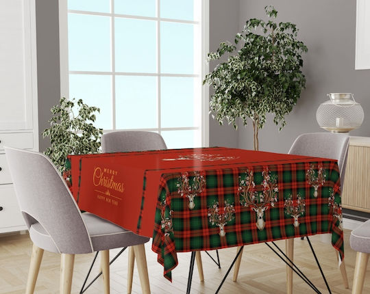 Mc Decor Weihnachtlich Tischtuch Quadrat L140xB140cm.